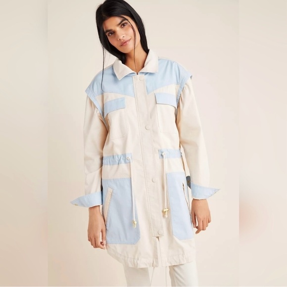 Anthropologie Jackets & Blazers - Anthropologie Colorblocked Utility Jacket, size Medium